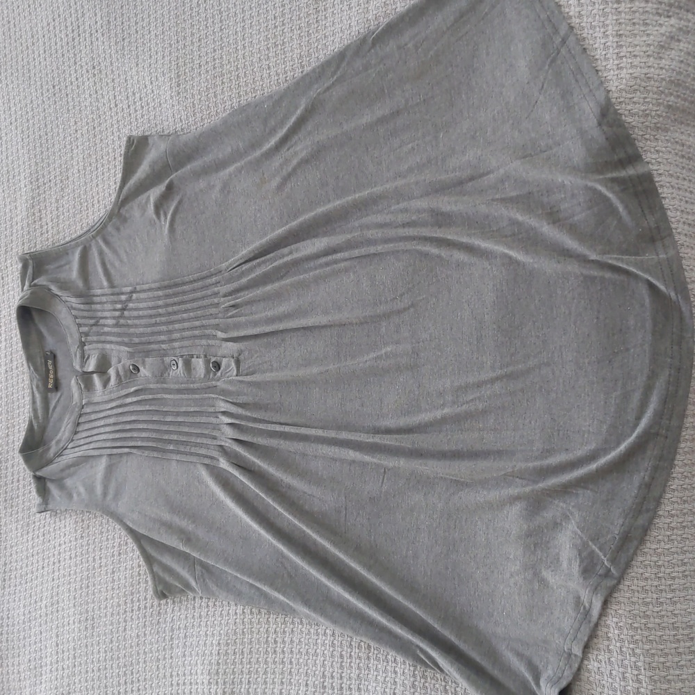 Reborn Charcoal Sleeveless Blouse